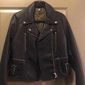 Free People Leather Jacket